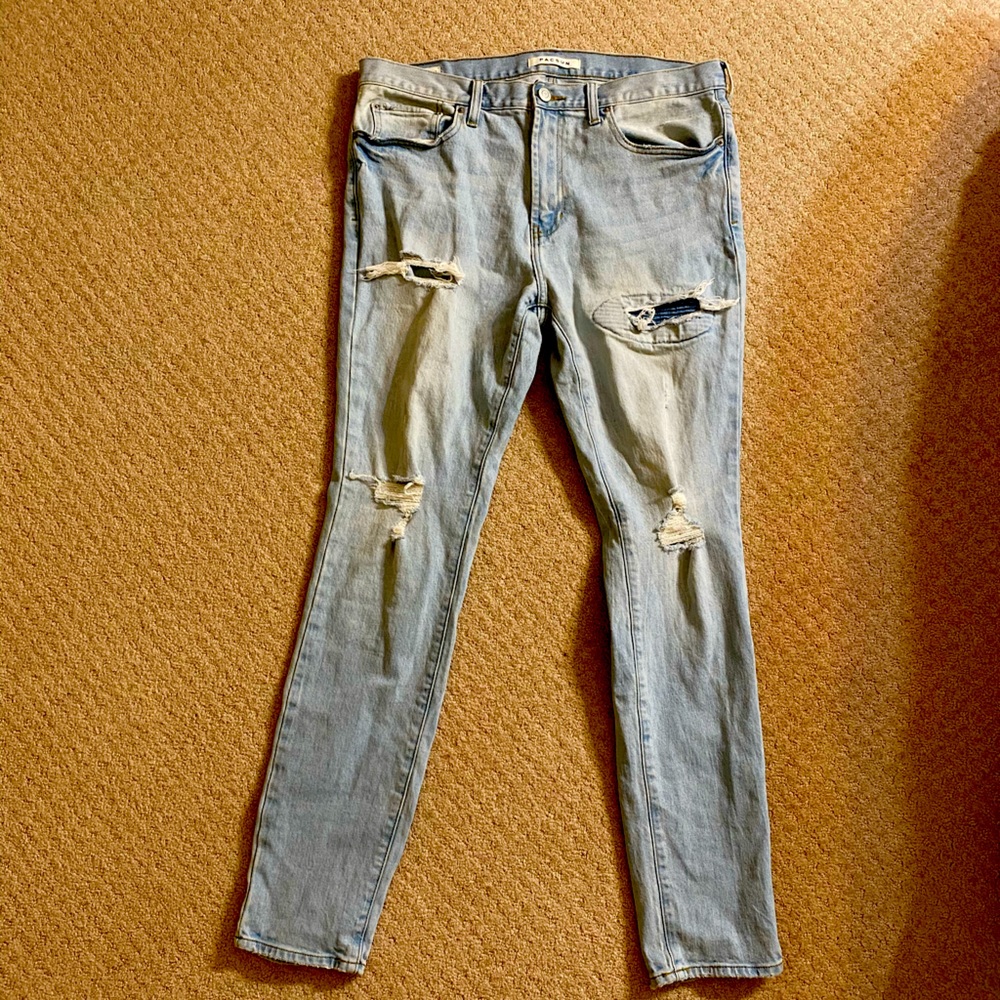 Pacsun 34X32 Skinny Ripped Jeans